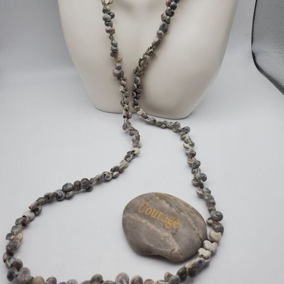 Nature shell‎ Beach earthy long length necklace all authentic shells bohemian